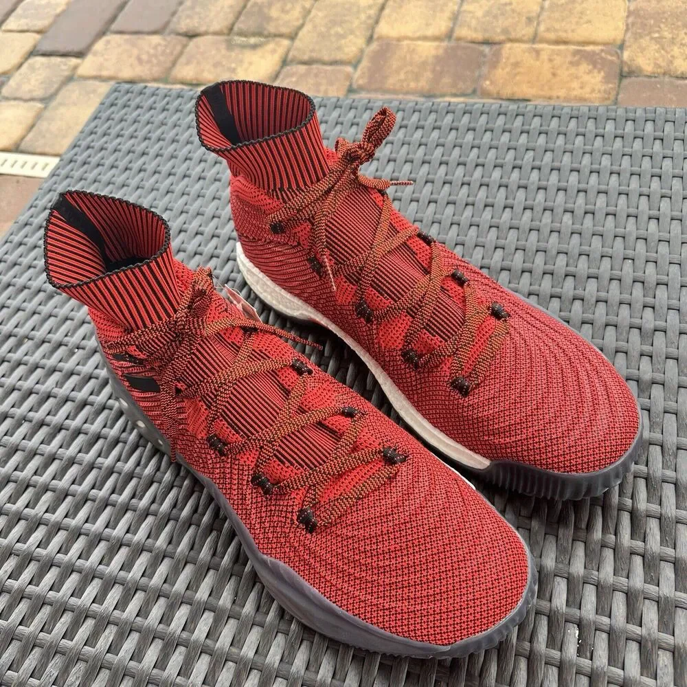 Adidas Crazy Explosive Primeknit Red Men's Athletic Shoes CQ0613 Size 20